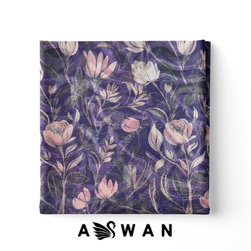 LESARA METALLIC CHIFFON