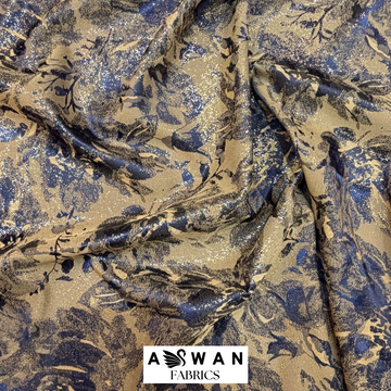 Mahler Metallic Jacquard Silk