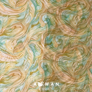 MILOLA JACQUARD SILK + METALLIC CHIFFON SET