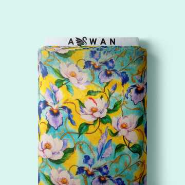 SUZANI CREPE JACQUARD SILK (حرير مطفي)