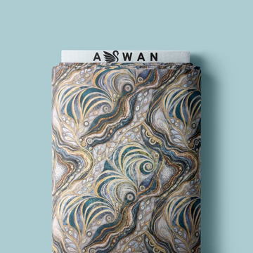 AUREXIS METALLIC JACQUARD SILK