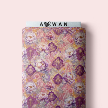 AVIVA METALLIC JACQUARD SILK