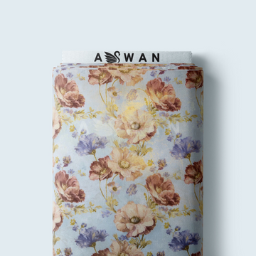 AMANDA 3D METALLIC SILK