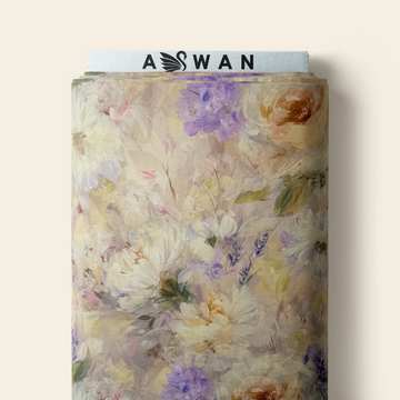 ROSEYUM 100% PURE ITALIAN METALLIC JACQUARD MATFI (مطفي)