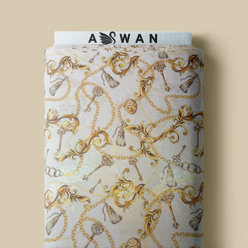 TAPETE METALLIC JACQUARD SILK