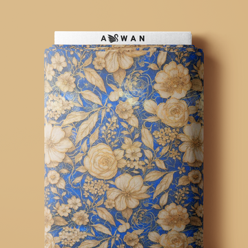 ROYAL BLOOM METALLIC SILK