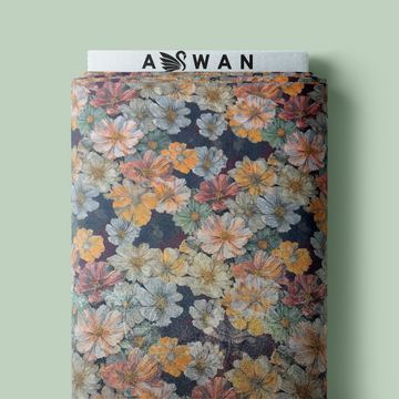 MELIZIA METALLIC JACQUARD SILK