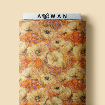 CORALETE BLOOM METALLIC JACQUARD SILK