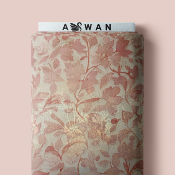 ROSA GARDEN METALLIC JACQUARD SILK