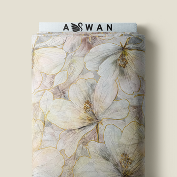 ESRAA METALLIC JACQUARD SILK