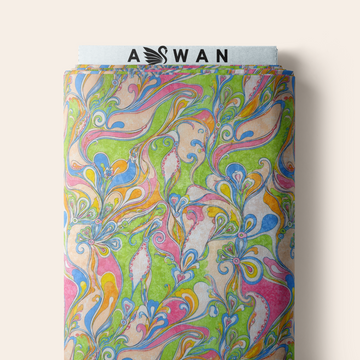 QUENETAIN JACQUARD SILK