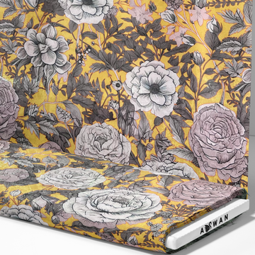 BAROQUE METALLIC JACQUARD SILK