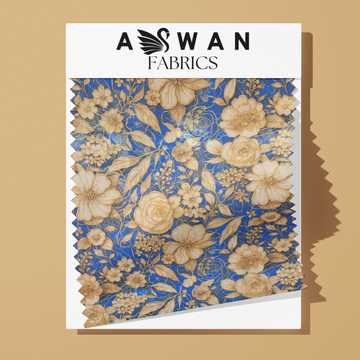 ROYAL BLOOM METALLIC SILK