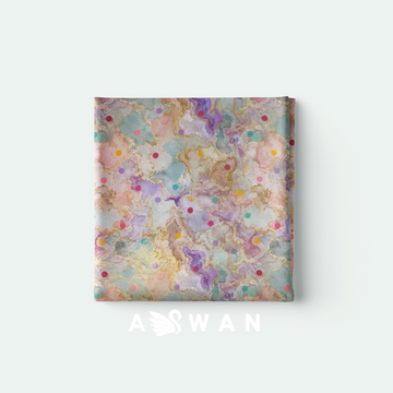 LYNNAE METALLIC SILK + METALLIC CHIFFON SET