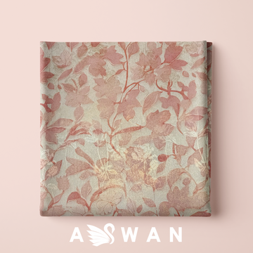 ROSA GARDEN METALLIC JACQUARD SILK