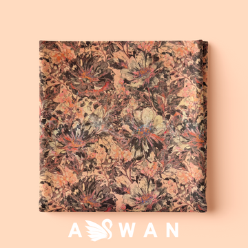 ANMARVO METALLIC JACQUARD SILK