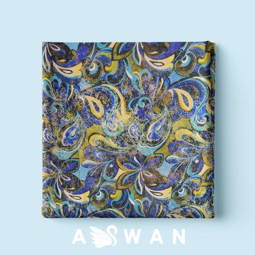 BOWEYNE METALLIC JACQUARD SILK