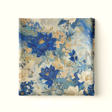 ROYAL GARDENE METALLIC JACQUARD SILK