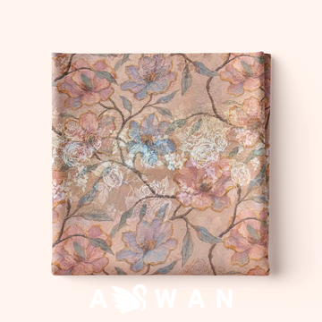 KEREMA METALLIC JACQUARD SILK