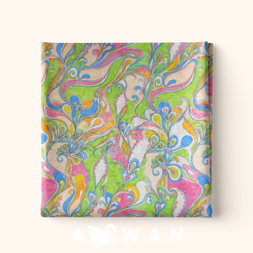 QUENETAIN JACQUARD SILK