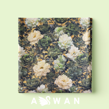 ARISTOCIA METALLIC JACQUARD SILK