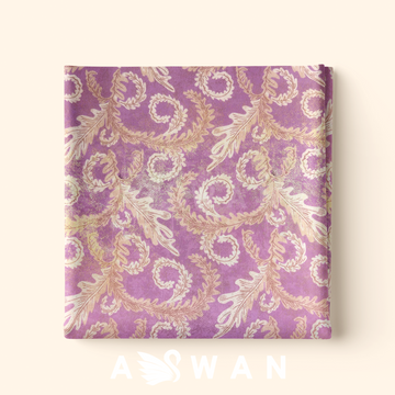 FORENZEA METALLIC JACQUARD SILK