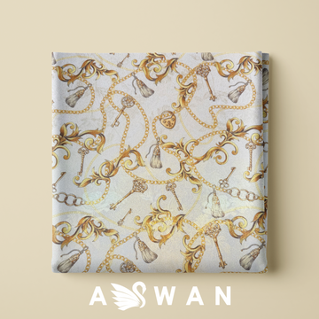 TAPETE METALLIC JACQUARD SILK