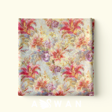 AMARYLLIS METALLIC JACQUARD SILK