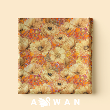 CORALETE BLOOM METALLIC JACQUARD SILK