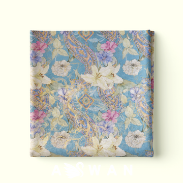 ROQIALA METALLIC JACQUARD SILK