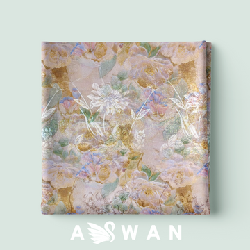 AFFRESCO METALLIC JACQUARD SILK