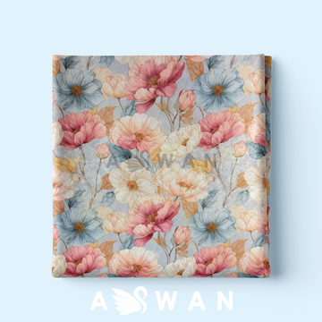 BLOOM HAVEN METALLIC JACQUARD SILK