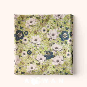 ORYIEHE METALLIC JACQUARD SILK WITH ZARI