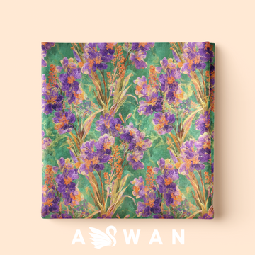 REMNAERE METALLIC JACQUARD SILK
