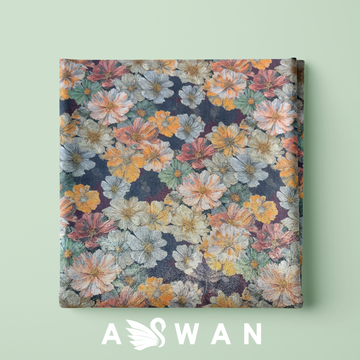 MELIZIA METALLIC JACQUARD SILK