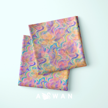 PAVOSHI METALLIC SILK + METALLIC CHIFFON SET