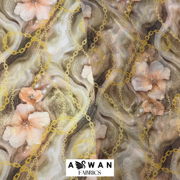 BELOCORE METALLIC SILK + CHIFFON SET