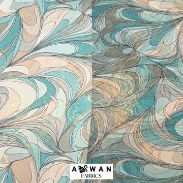 LORENE METALLIC SILK + CHIFFON SET