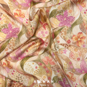 LELIEVRE JACQUARD SILK