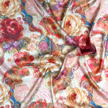 KINTSU METALLIC JACQUARD SILK