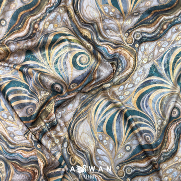 AUREXIS METALLIC JACQUARD SILK