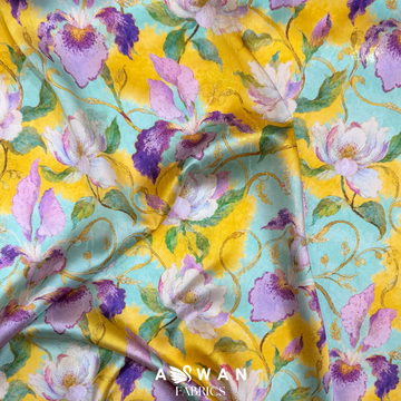 SUZANI METALLIC JACQUARD SILK WITH ZARI