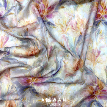 Tiara Organza Zari Silk