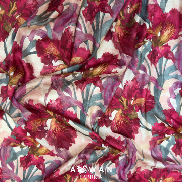 ALMEYA JACQUARD SILK