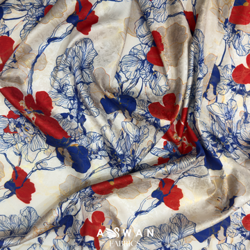 MELANIA METALLIC JACQUARD SILK