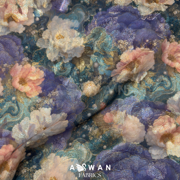 LUCERA METALLIC CHIFFON ZARI