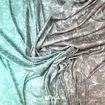 SERENE OMBRE JACQUARD SILK