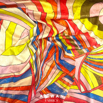 NIEVES METALLIC JACQUARD SILK