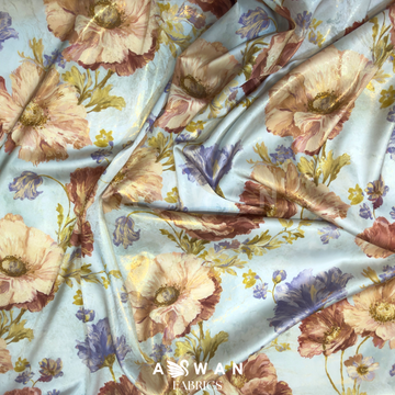 AMANDA 3D METALLIC SILK