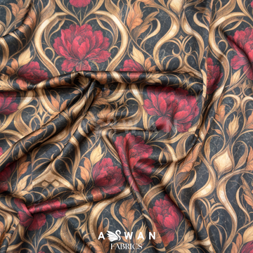 ISADORA METALLIC JACQUARD SILK WITH ZARI